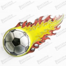 BALLON DE FOOTBALL EN FLAMMES